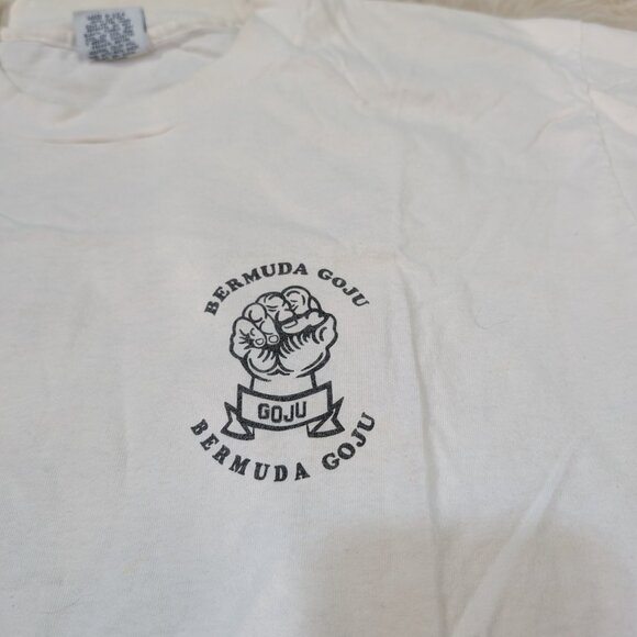 CYRK Sport Men's White Cotton Bermuda-TE Crew Neck Short Sleeve T-Shirt Size XL - Picture 3 of 9